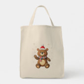 クリスマスベア トートバッグ (裏面)
