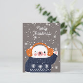 クリスマスベア ポストカード (スタンド正面)