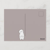 クリスマスベア ポストカード (裏面)