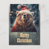 クリスマスベア ポストカード (正面)