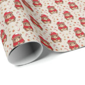 クリスマスベア ラッピングペーパー (ロールコーナー)