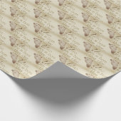 クリスマスベイビーの足跡 ラッピングペーパー (角)