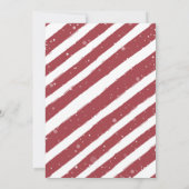 クリスマスベイビーシャワーの小さな喜びの塊！ 招待状 (裏面)