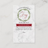 クリスマスベイビーシャワーディーパーズの小さな幸せの束 エンクロージャーカード (正面)