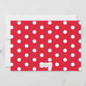 クリスマスベイビースプリンクルシャワー招待状 招待状 (裏面)