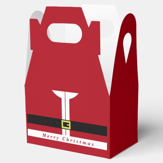 クリスマスベストボックスサンタクロースおもしろいギフト フェイバーボックス (オープン)