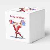 クリスマスベストボックスボディービルターサンタとギフト フェイバーボックス (正面サイド)