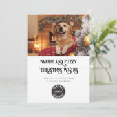 クリスマスベットテックペットドッグフォトビジネスロゴ シーズンカード (スタンド正面)