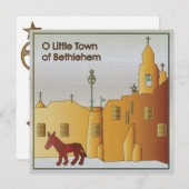 クリスマスベツレヘム シーズンカード (正面/裏面)