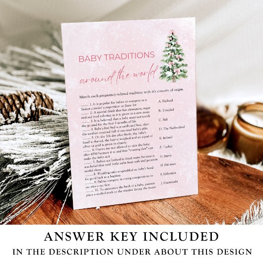 クリスマスベビーの伝統を世界に 招待状