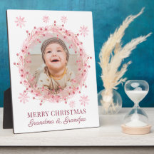 クリスマスベビーの写真 – おばあちゃんとおじいちゃん