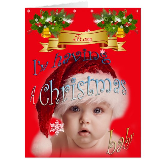 クリスマスベビーの発表 (正面)