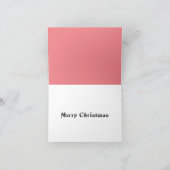 クリスマスベビーアニマルズラマホリデーグリーティングカード カード (内部)