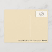 クリスマスベビーイエスインマンガーフローラポイントセッティア ポストカード (裏面)