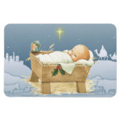 クリスマスベビーイエス出生4 x 6マグネット マグネット (横)