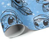 クリスマスベビーウミガメ ラッピングペーパー (ロールコーナー)