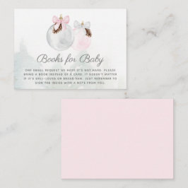 クリスマスベビーガールブックベビーエンクロージャカード エンクロージャーカード