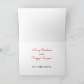 クリスマスベビーキツネ&《鳥》アメリカゴガラウッドランドフレンズ シーズンカード (内部)