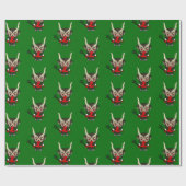 クリスマスベビークランプス ラッピングペーパー (フラット)