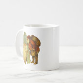 クリスマスベビーサンタ節ヴィンテージ コーヒーマグカップ (正面左)