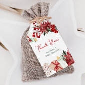 クリスマスベビーシャワーありがとう ギフトタグ