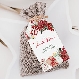 クリスマスベビーシャワーありがとう ギフトタグ