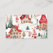 クリスマスベビーシャワーおむつラッフルチケット エンクロージャーカード (裏面)