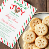 クリスマスベビーシャワーのバンドル 招待状