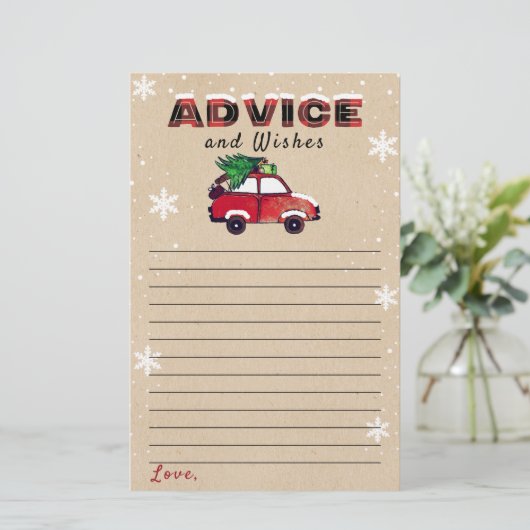 クリスマスベビーシャワーアドバイス&ウィッシュ (スタンド正面)