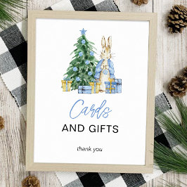 クリスマスベビーシャワーカードとギフトポスター ポスター