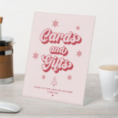 クリスマスベビーシャワーカードとギフト 台座サイン (インサイチュ)