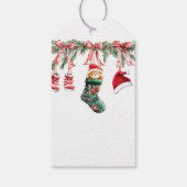 クリスマスベビーシャワーギフトラベル ギフトタグ (裏面)