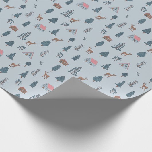 クリスマスベビーシャワーギフト男女兼用 ラッピングペーパー (角)