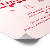 クリスマスベビーシャワーゲーム ポスター (角)