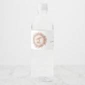 クリスマスベビーシャワーディアドリンクウォーターボトルラベ ペットボトルラベル (正面)