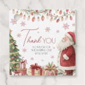 クリスマスベビーシャワーファバータグ フェイバータグ (正面)