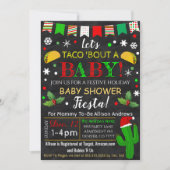 クリスマスベビーシャワーフィエスタ招待状 招待状 (正面)