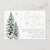 クリスマスベビーシャワーブック エンクロージャーカード (正面)