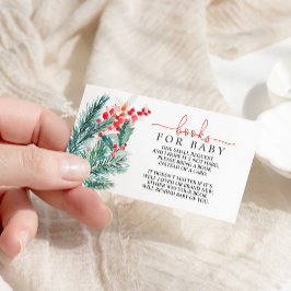 クリスマスベビーシャワーベビー入りカード用ブック エンクロージャーカード