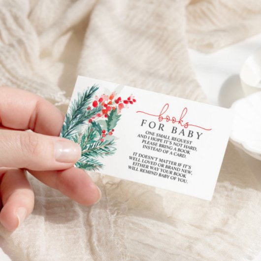 クリスマスベビーシャワーベビー入りカード用ブック エンクロージャーカード