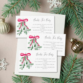 クリスマスベビーシャワーベビー用の本 エンクロージャーカード