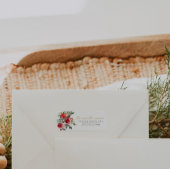 クリスマスベビーシャワー差出人住所ラベル ラベル