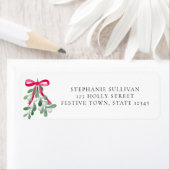 クリスマスベビーシャワー差出人住所 ラベル (インサイチュ)