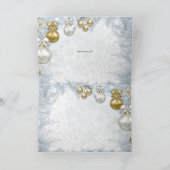 クリスマスベビーシャワー招待状 招待状 (内部)