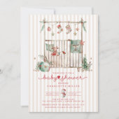 クリスマスベビーシャワー招待状 招待状 (正面)