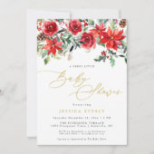 クリスマスベビーシャワー招待状 招待状 (正面)