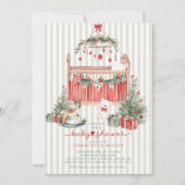 クリスマスベビーシャワー招待状 招待状 (正面)