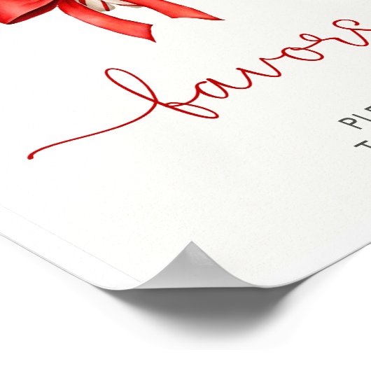 クリスマスベビーシャワー親善署名 ポスター (角)