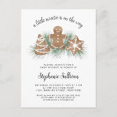 クリスマスベビーシャワー インビテーションポストカード (正面)