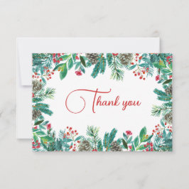 クリスマスベビーシャワー サンキューカード